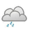 Tagsymbol, Symbolcode "h", Regenwetter